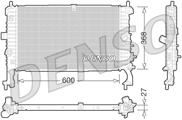 DENSO DRM20106 Radiator, engine cooling