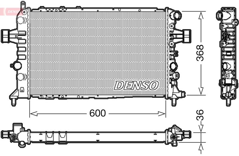 DENSO DRM20112 Radiator, engine cooling