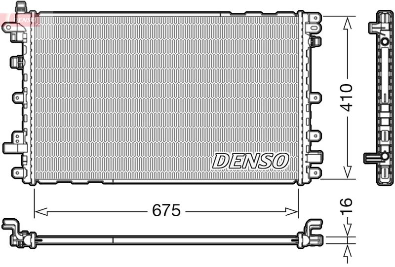 DENSO DRM20113 Radiator, engine cooling