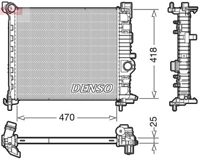 Radiator, engine cooling DENSO DRM20115