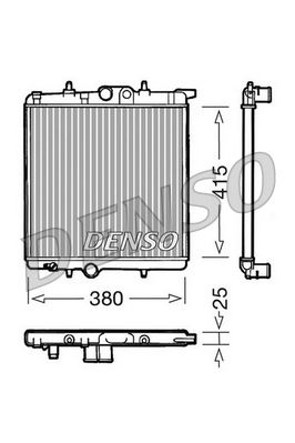DENSO DRM21020 Radiator, engine cooling
