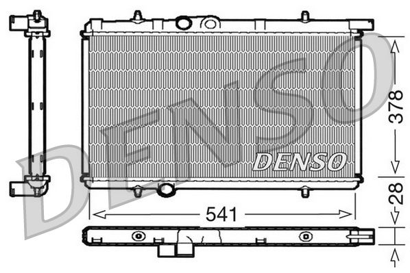 DENSO DRM21021 Radiator, engine cooling