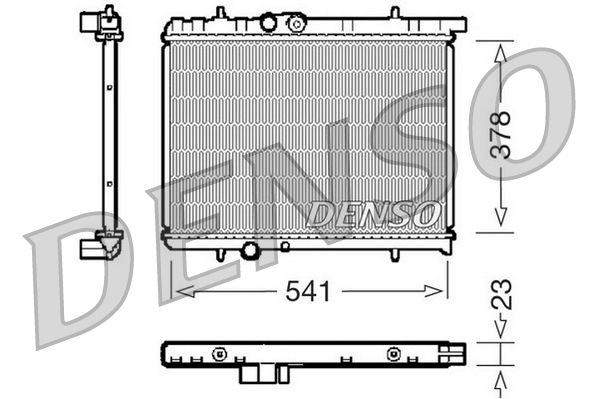 DENSO DRM21031 Radiator, engine cooling