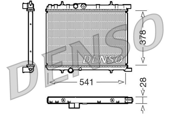 DENSO DRM21032 Radiator, engine cooling