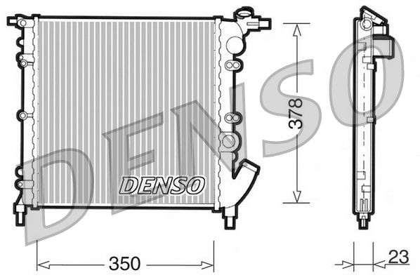 DENSO DRM23003 Radiator, engine cooling