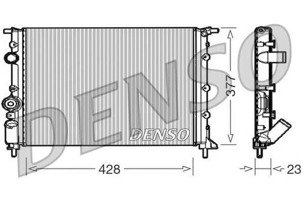 DENSO DRM23008 Radiator, engine cooling