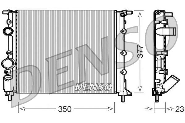 DENSO DRM23010 Radiator, engine cooling