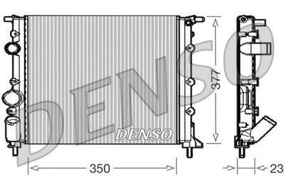 Radiator, engine cooling DENSO DRM23010