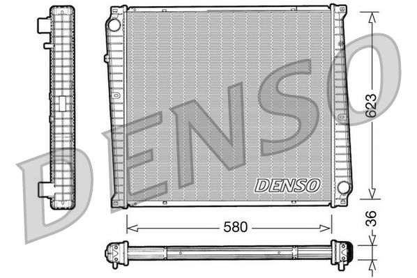 DENSO DRM23017 Radiator, engine cooling