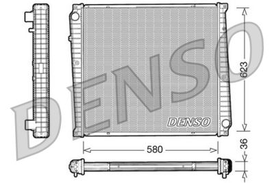 Radiator, engine cooling DENSO DRM23017