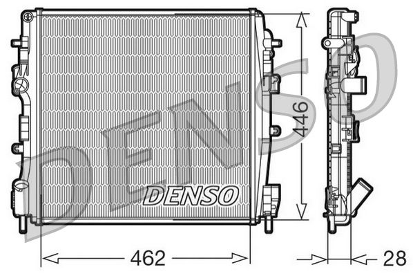 DENSO DRM23018 Radiator, engine cooling