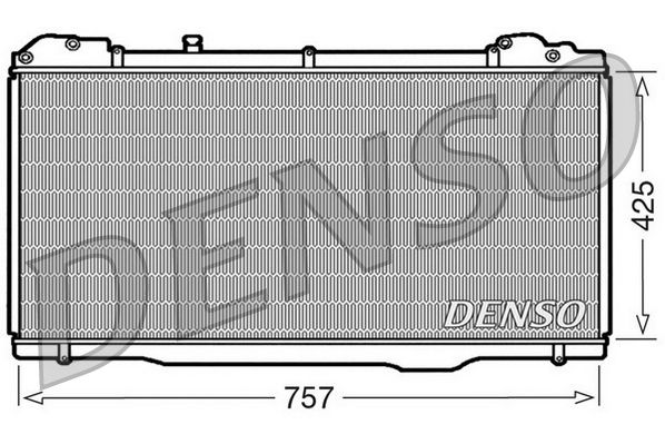 DENSO DRM23023 Radiator, engine cooling