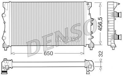 Radiator, engine cooling DENSO DRM23025