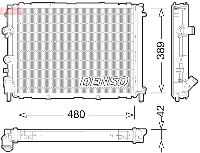 DENSO DRM23033 Radiator, engine cooling