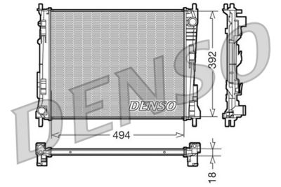 Radiator, engine cooling DENSO DRM23078