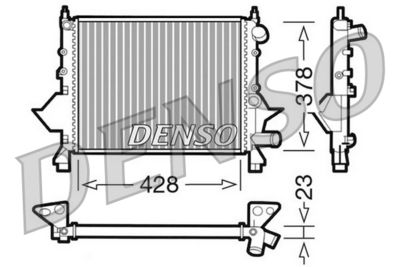 Radiator, engine cooling DENSO DRM23081