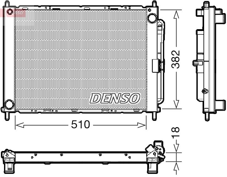 DENSO DRM23111 Cooling Module