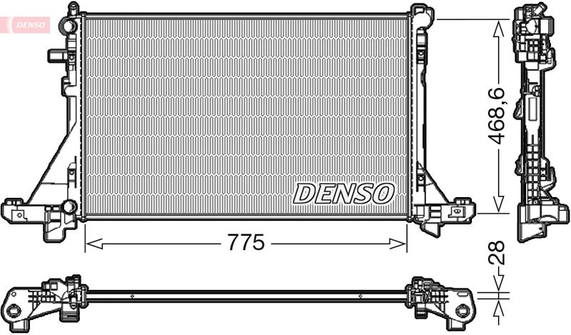 DENSO DRM23112 Radiator, engine cooling