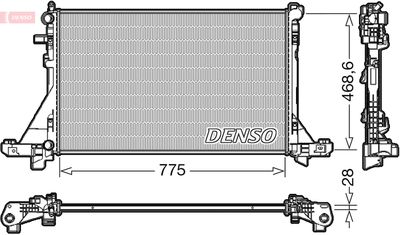 Radiator, engine cooling DENSO DRM23112