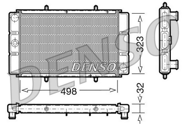 DENSO DRM24010 Radiator, engine cooling
