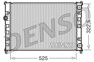 Radiator, engine cooling DENSO DRM26008