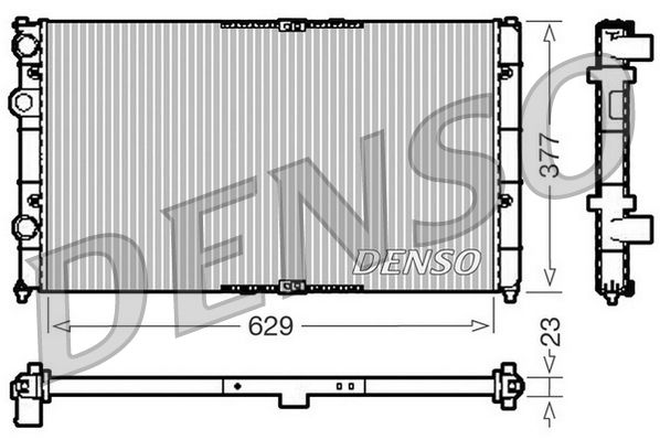 DENSO DRM26040 Radiator, engine cooling