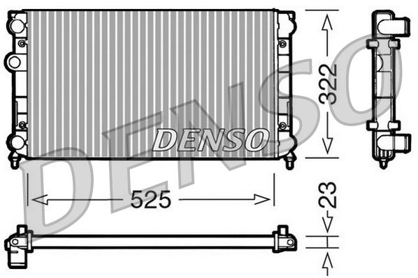 DENSO DRM32005 Radiator, engine cooling