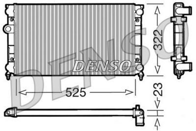 Radiator, engine cooling DENSO DRM32006