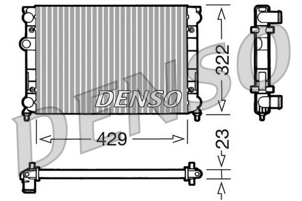 DENSO DRM32007 Radiator, engine cooling