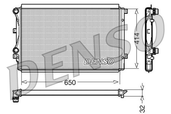 DENSO DRM32015 Radiator, engine cooling