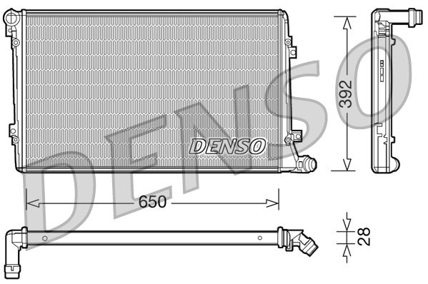 DENSO DRM32019 Radiator, engine cooling