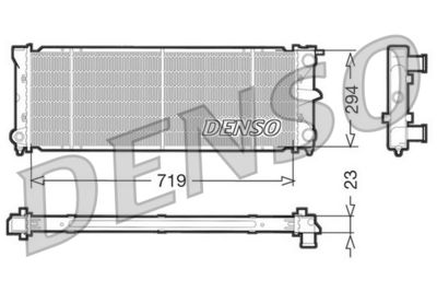 Radiator, engine cooling DENSO DRM32026