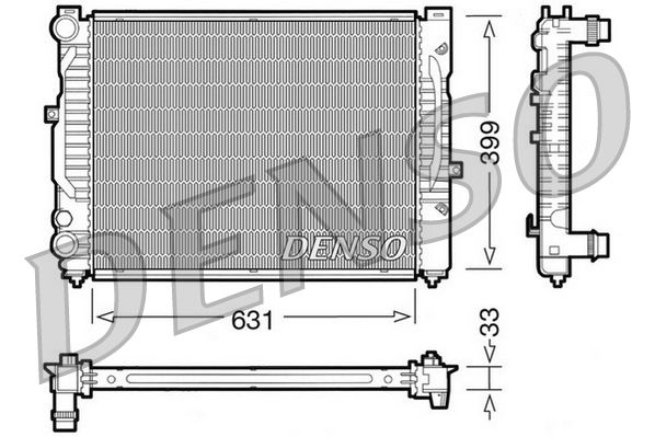 DENSO DRM32029 Radiator, engine cooling