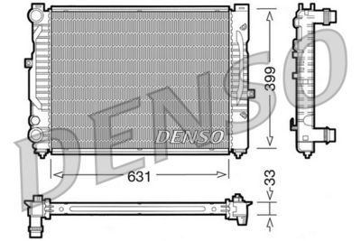 Radiator, engine cooling DENSO DRM32029
