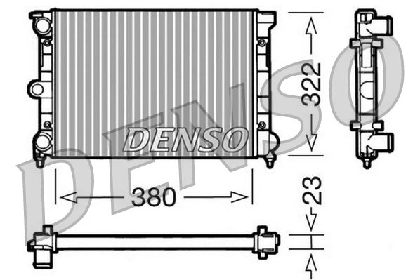 DENSO DRM32032 Radiator, engine cooling