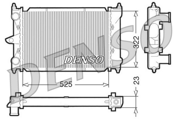 DENSO DRM32034 Radiator, engine cooling