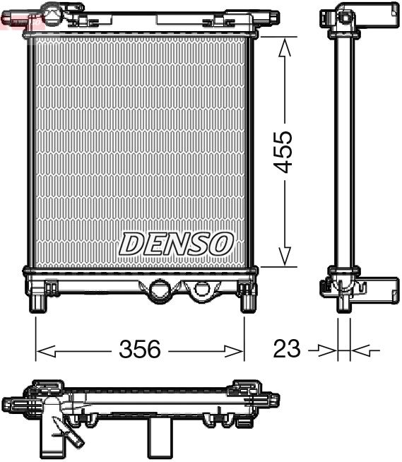 DENSO DRM32036 Radiator, engine cooling