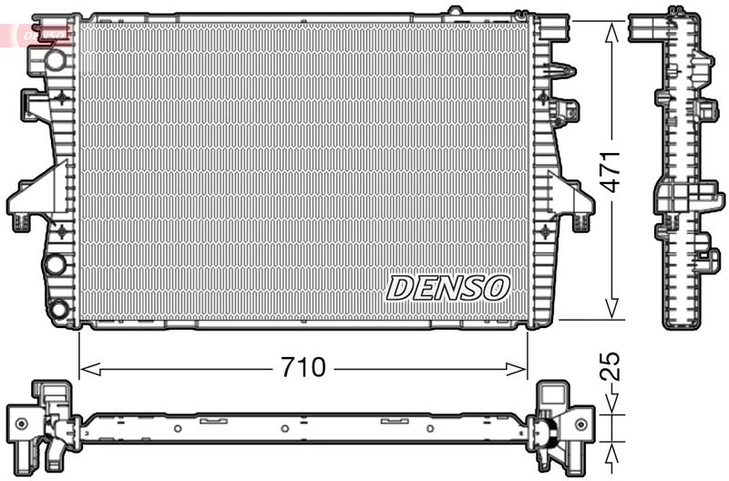 DENSO DRM32039 Radiator, engine cooling