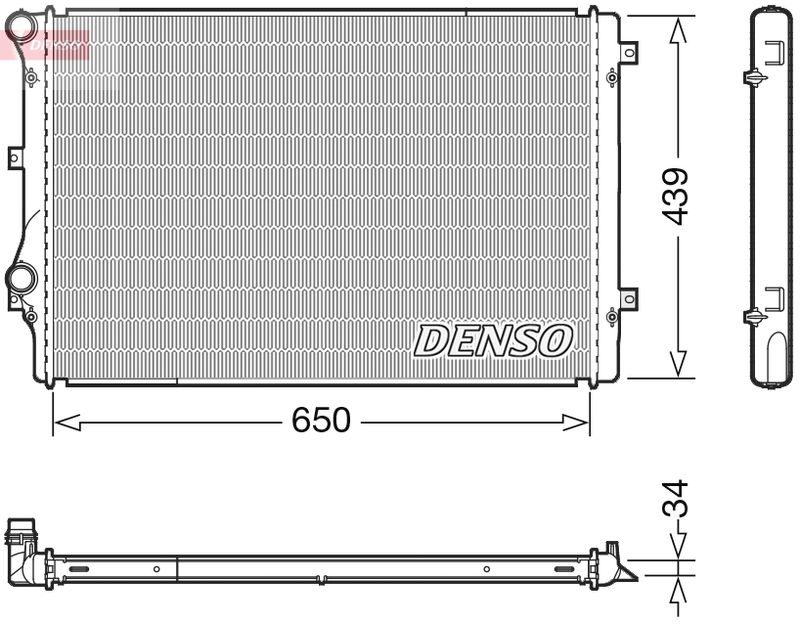 DENSO DRM32041 Radiator, engine cooling