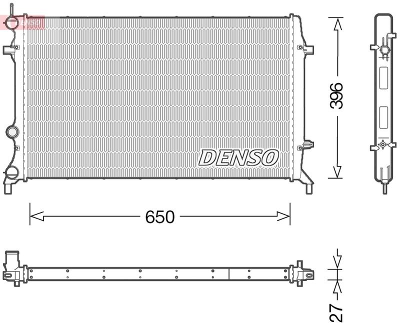 DENSO DRM32043 Radiator, engine cooling