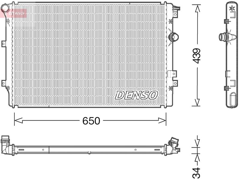 DENSO DRM32046 Radiator, engine cooling
