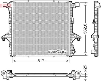 Radiator, engine cooling DENSO DRM32052