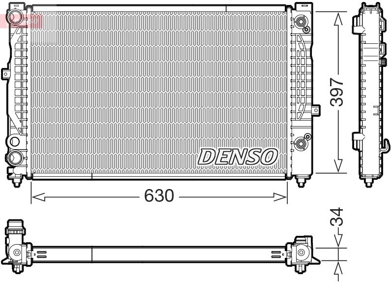 DENSO DRM32056 Radiator, engine cooling