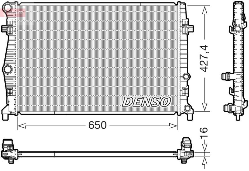 DENSO DRM32060 Radiator, engine cooling