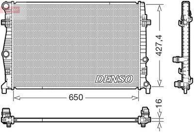 Radiator, engine cooling DENSO DRM32060