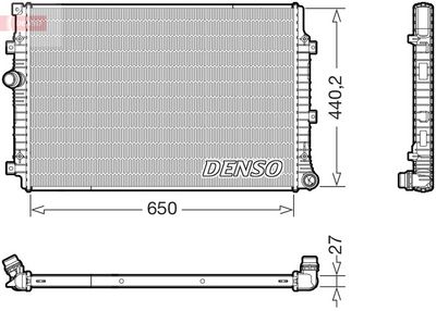 Radiator, engine cooling DENSO DRM32065
