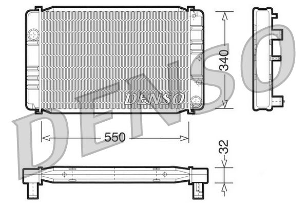DENSO DRM33010 Radiator, engine cooling