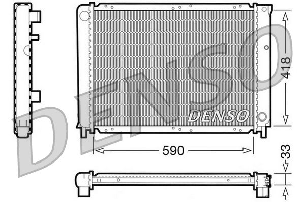 DENSO DRM33031 Radiator, engine cooling