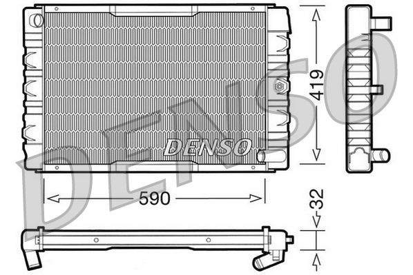DENSO DRM33033 Radiator, engine cooling