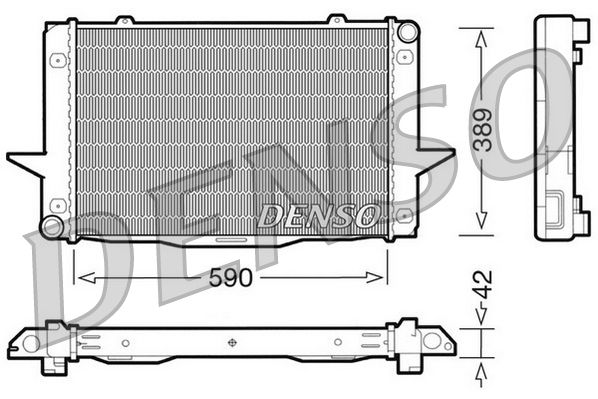 DENSO DRM33043 Radiator, engine cooling